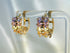 Pastel Colors 14k Gold plated Hoops